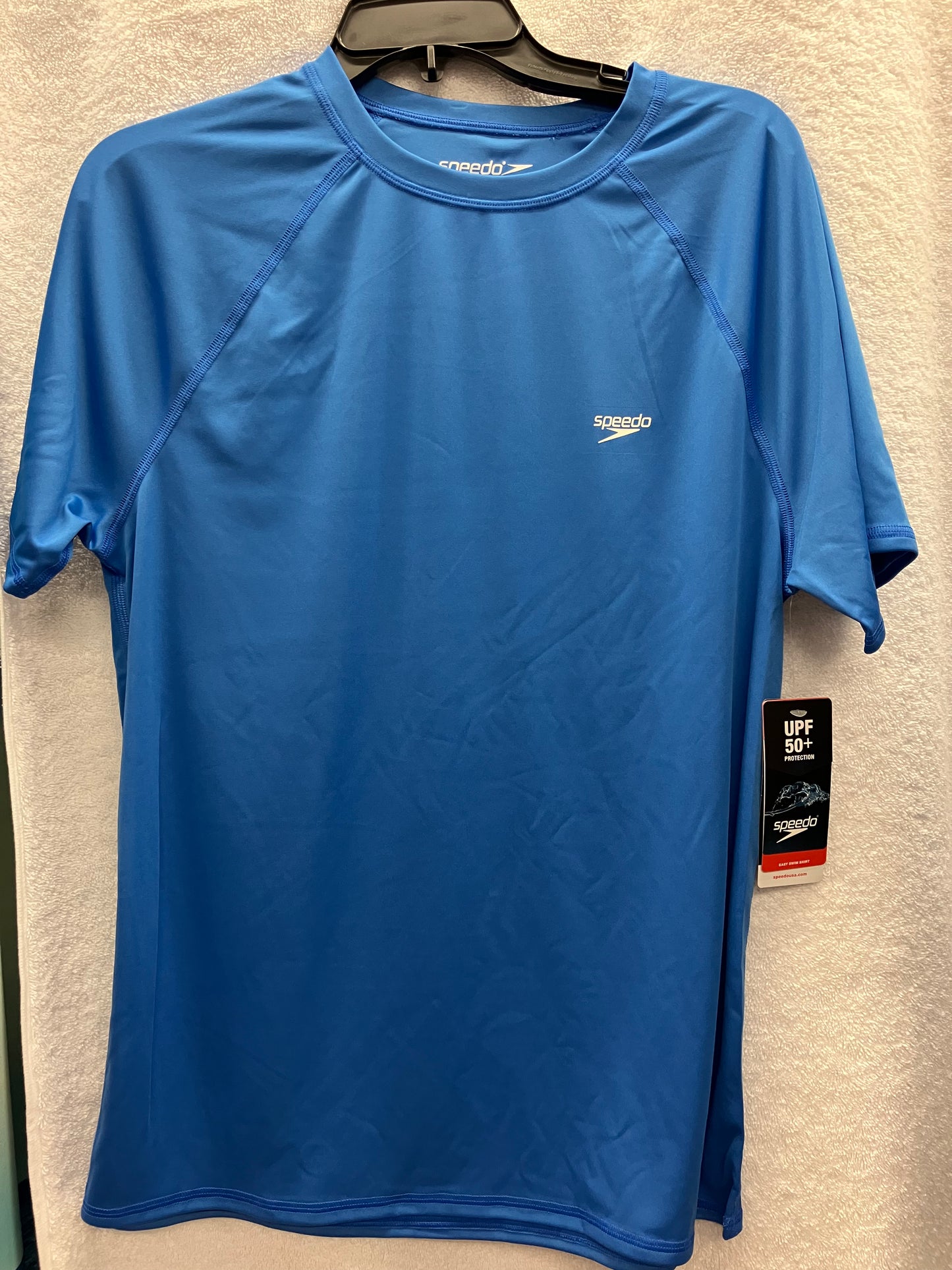 Speedo Palace Blue Easy Swim Shirt Size Medium