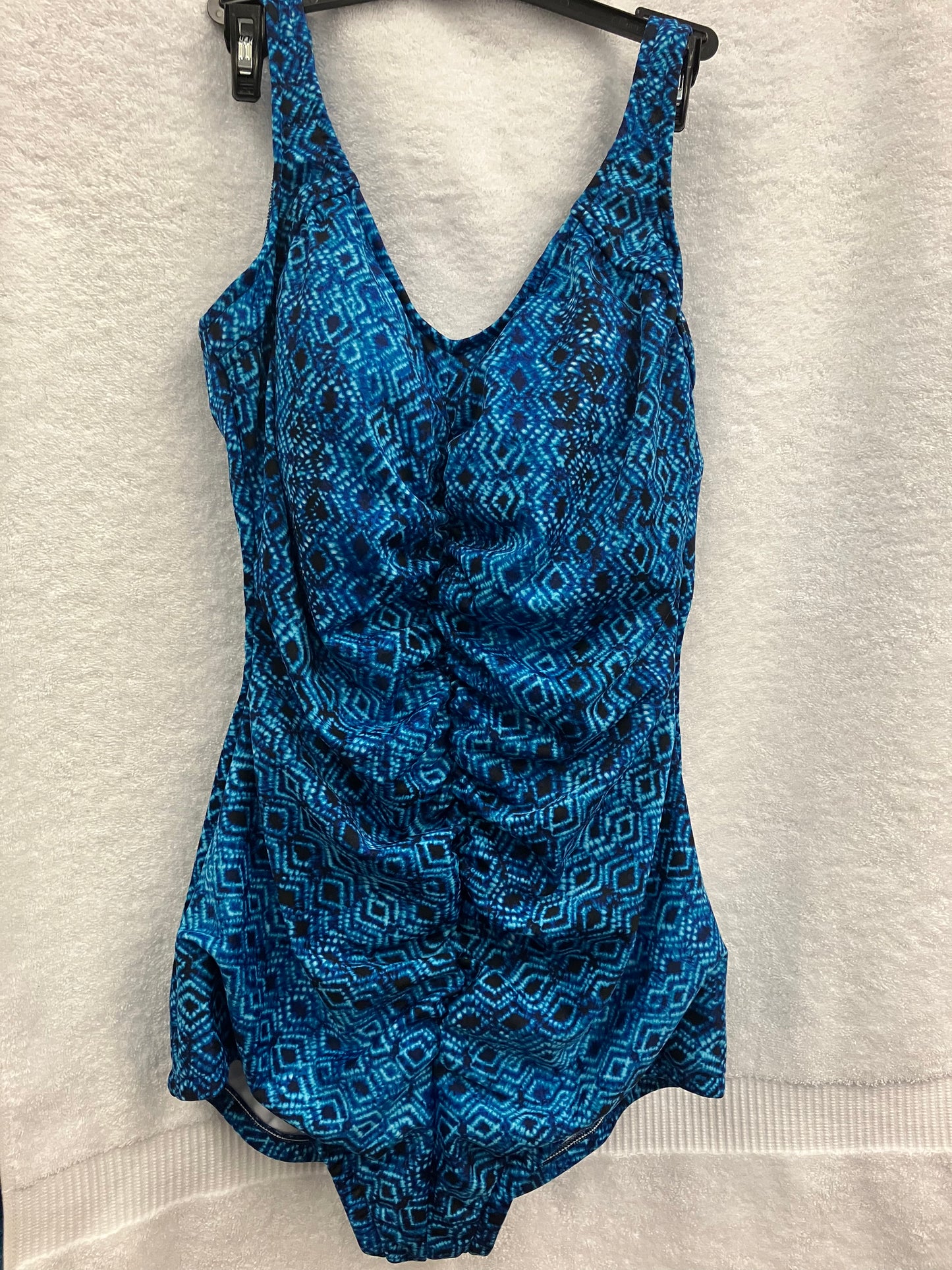 Penbrooke Shape Solver Blue One Piece Missy Control Size 16