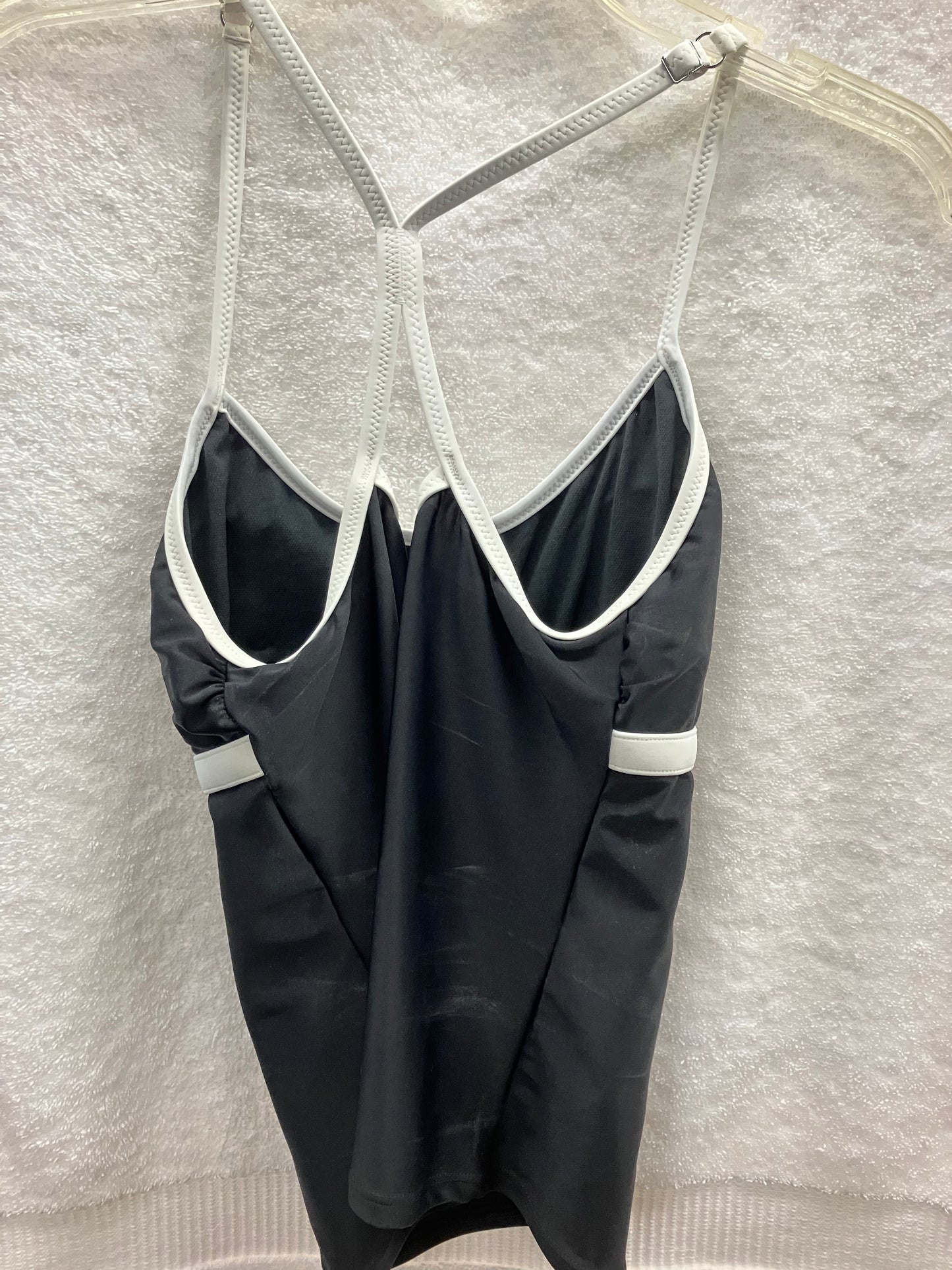 Medium Speedo Black White Spaghetti Strap Top