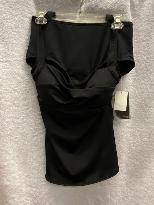 TYR Black Solid Twist Bra Tankini