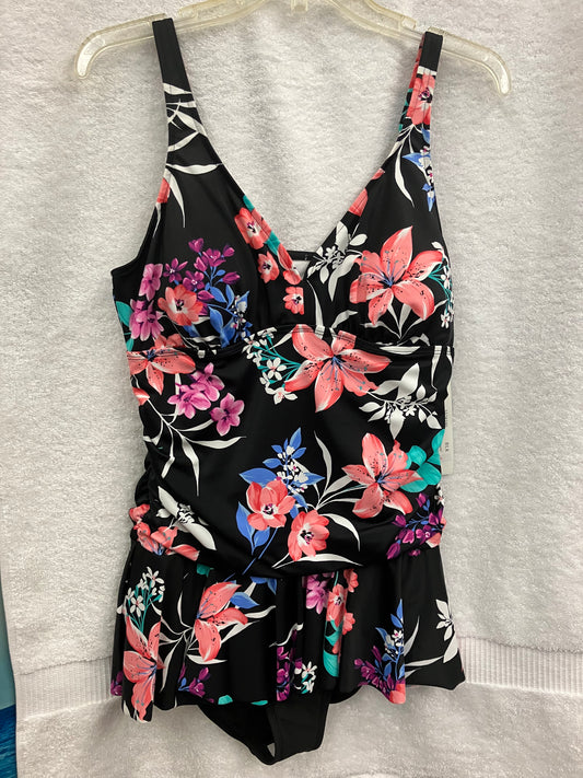 Penbrooke Black One Piece With Skirt Suit Size 14