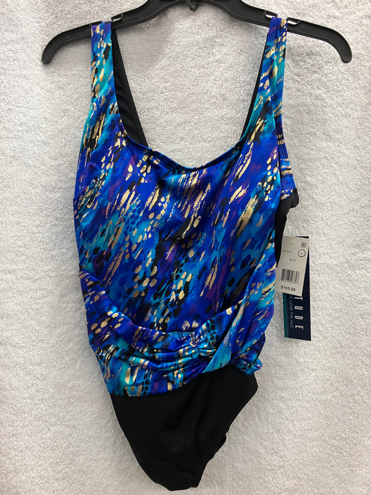 Longitude Blue One Piece Suit Size 12