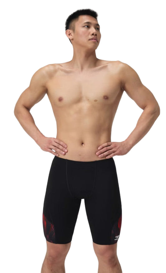 Speedo Red/Navy Space Train Jammer Size 30