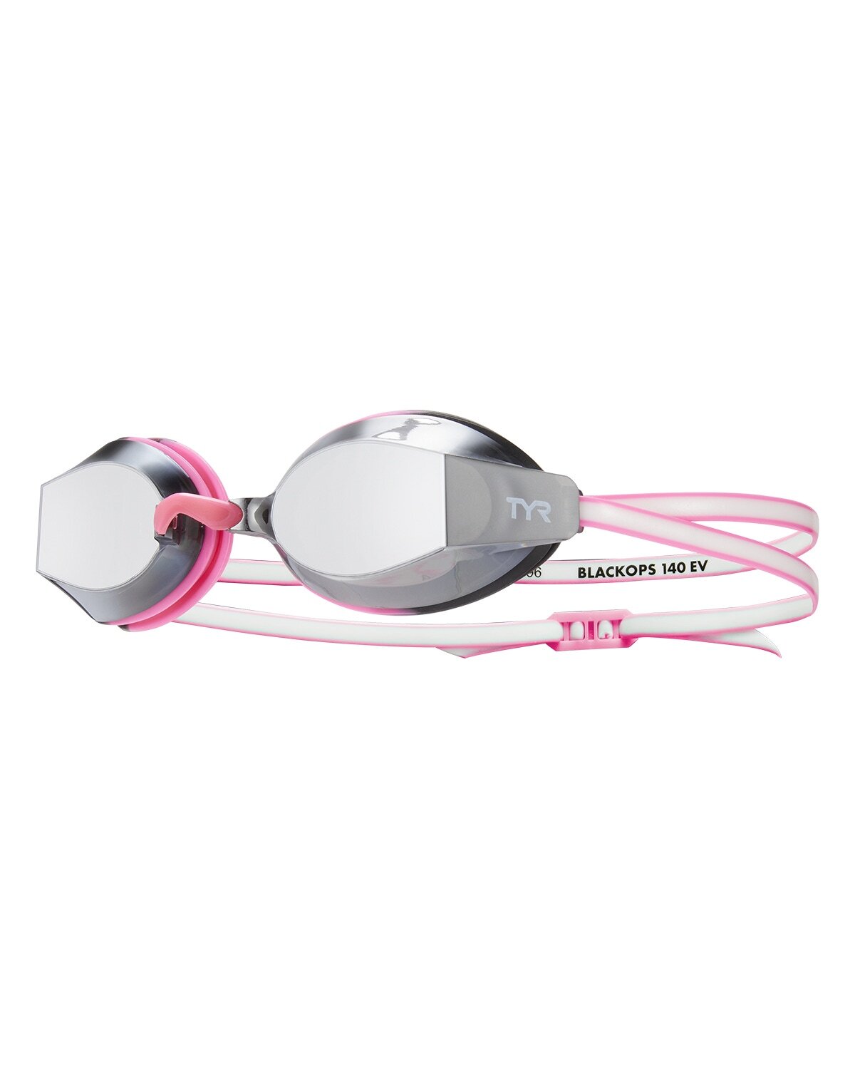 TYR Silver/Pink Blackops 140 EV Mirrored Women's Fit Goggle