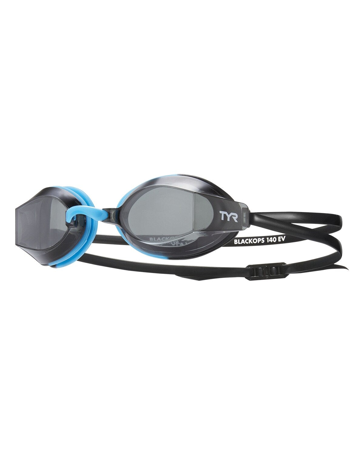 TYR Smoke/Blue Blackops 140 Ev Racing Nano Fit Goggles