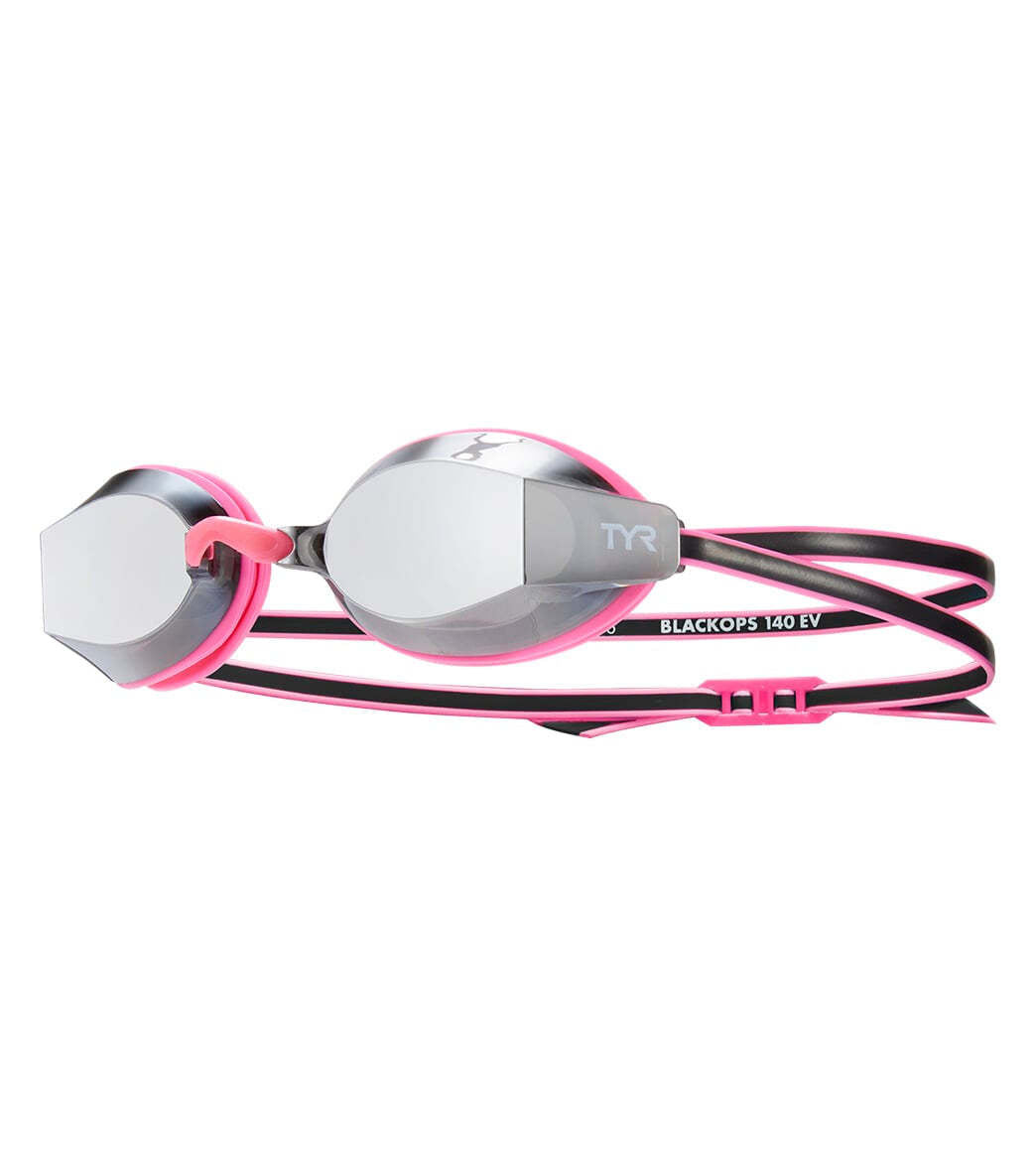 TYR Silver/Pink Blackops 140 EV Racing Mirrored Fit Goggle