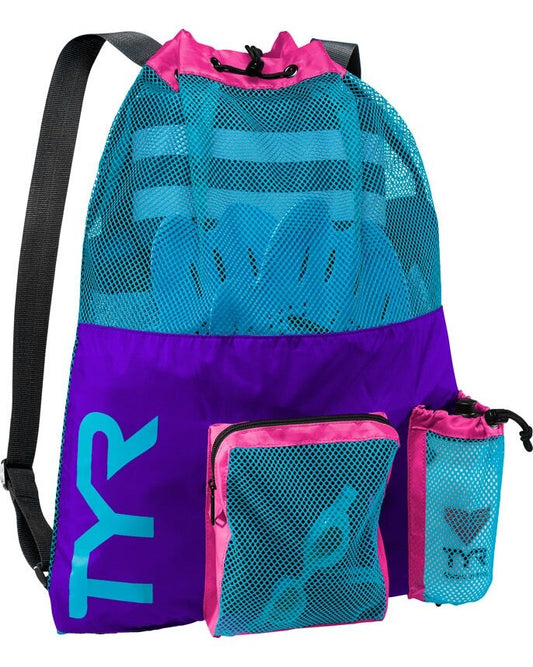 TYR Purple/Blue 40L Big Mesh Mummy Backpack III