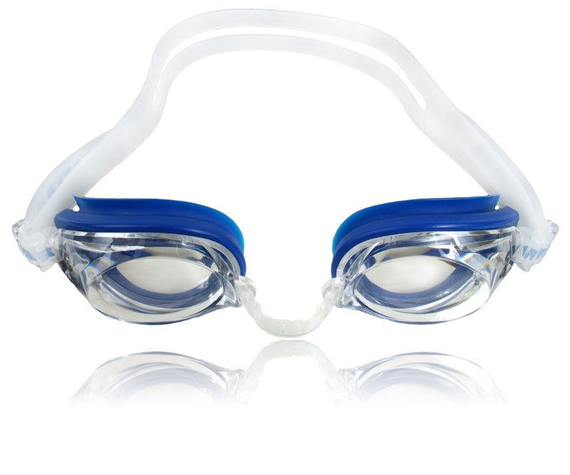 Water Gear Blue/Clear -10.00 Optica Correctivee Anti-Fog Swim Goggles
