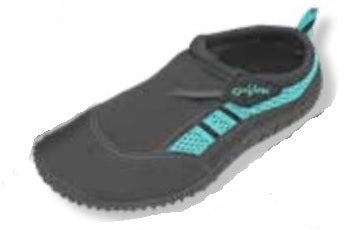 Surf Gear Size 8 Black/Turquoise Ladies Aqua Shoe