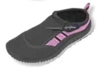 Surf Gear Size 8 Black/Pink Ladies Aqua Shoe