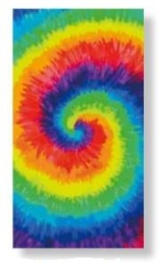 Surf Gear 30” X 60” 100 Cotton Multi Color Beach Towel