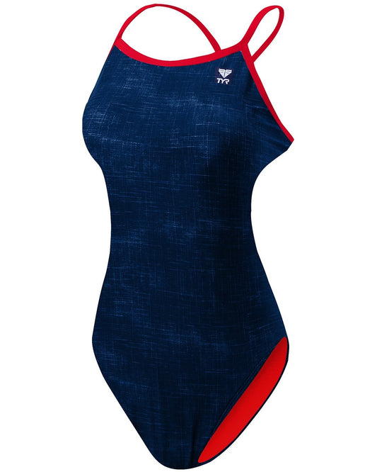TYR Navy Sandblast Diamondfit Size 38