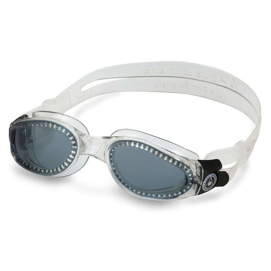 Aqua Sphere Adult Kaiman Clear Frame/Smoke Lens Goggle