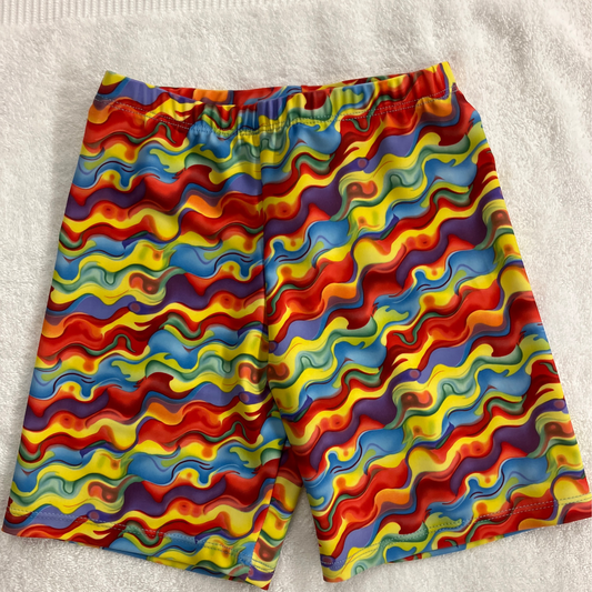 Fit 2 Win Adult XSmall Multi Color Ribbon Shorts
