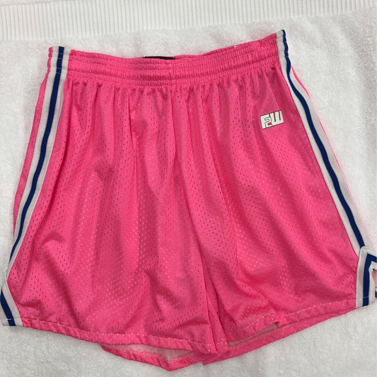 Fit 2 Win Adult Small Hot Pink Ribbon Shorts