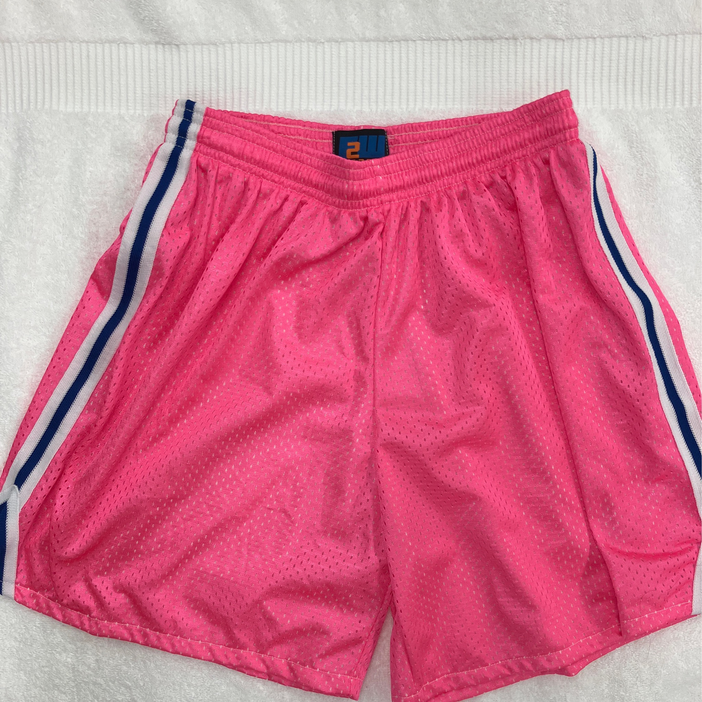 Fit 2 Win Adult Medium Hot Pink Ribbon Shorts