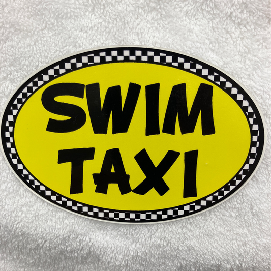 Swim Taxi Sticker