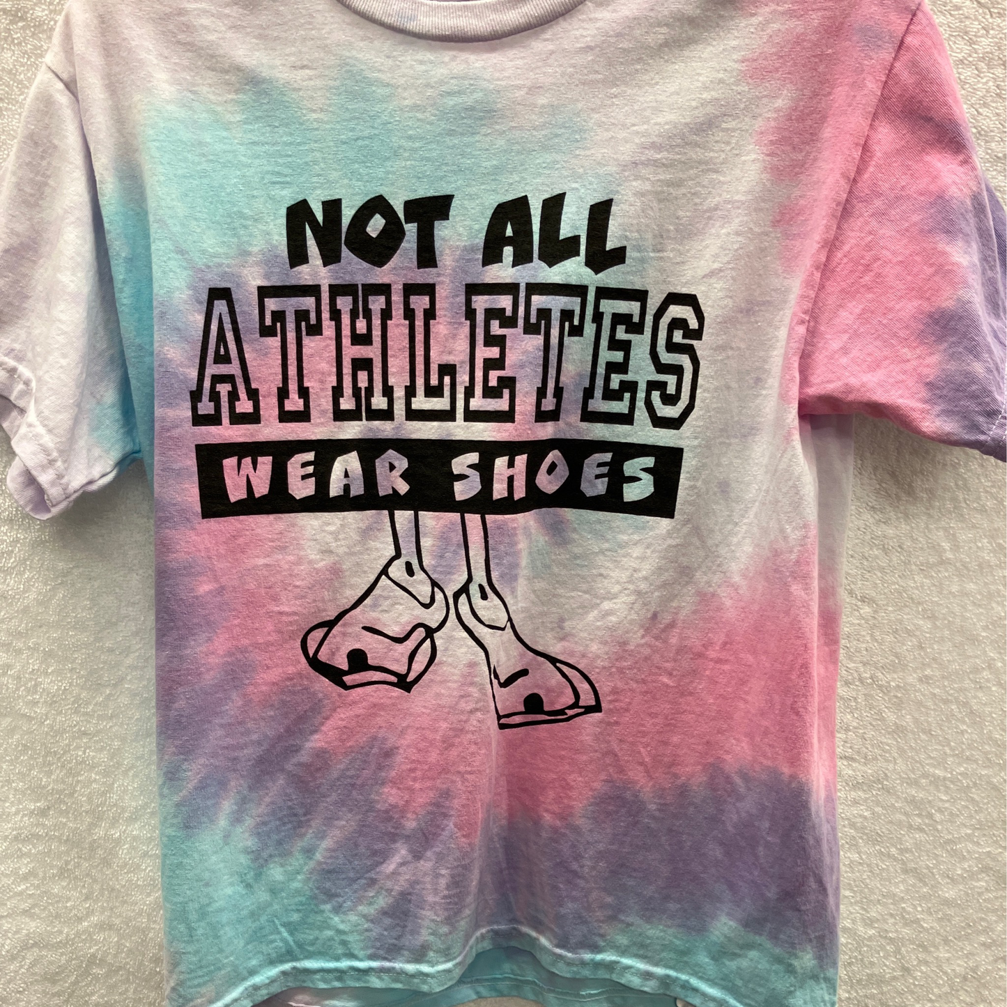 Youth Large Short Sleeve T Shirt Not All Athletes Wear Shoes