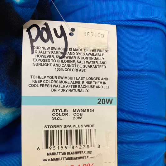 Maxine Cobalt Stormy Spa Plus Wide Size 20W