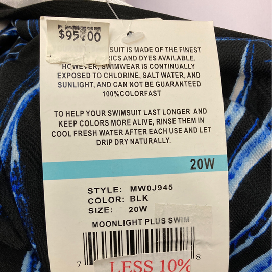 Maxine Black Moonlight Plus Swim Size 20W