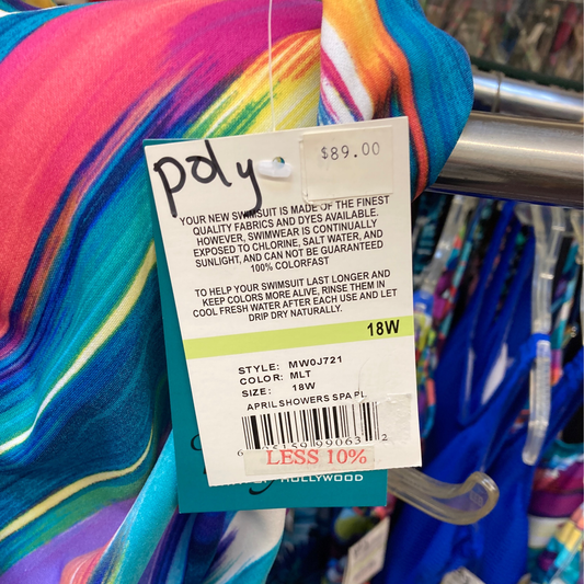 Maxine April Showers Spa Pl Size 18W