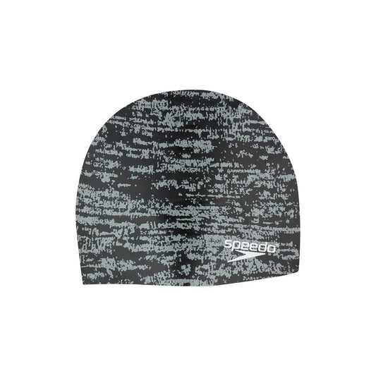 Speedo Black Elastomeric Remix Swim Cap