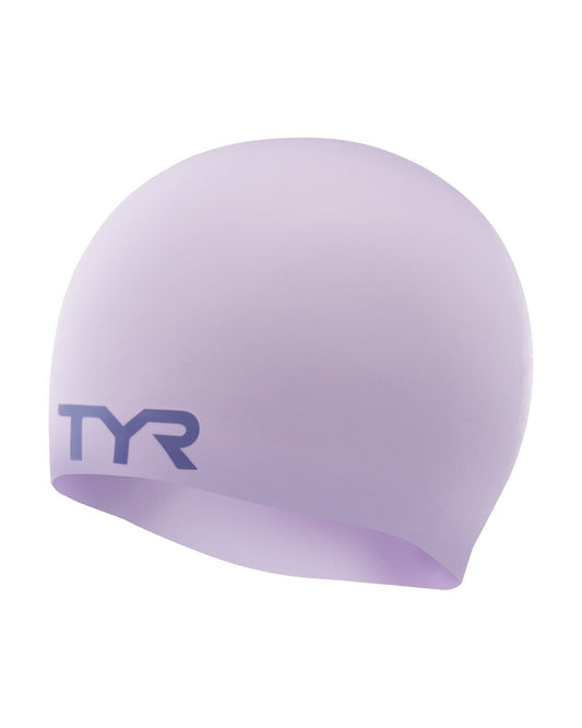 TYR Lavender Wrinkle-Free Silicone Swim Cap
