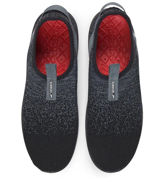 Speedo Men's Black/Gray Size 13 Surf Knit Pro Water Shoes