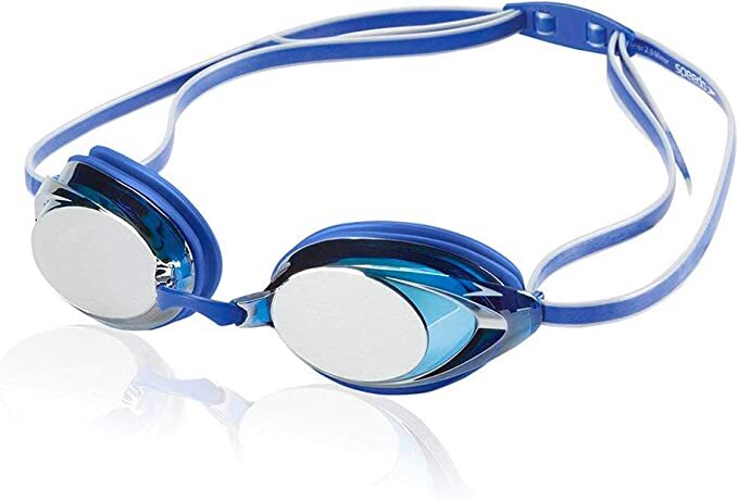 Speedo Blue Vanquisher 2.0 Mirrored Goggle