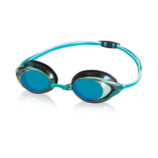 Speedo Black/Blue Vanquisher 2.0 Mirrored Goggle
