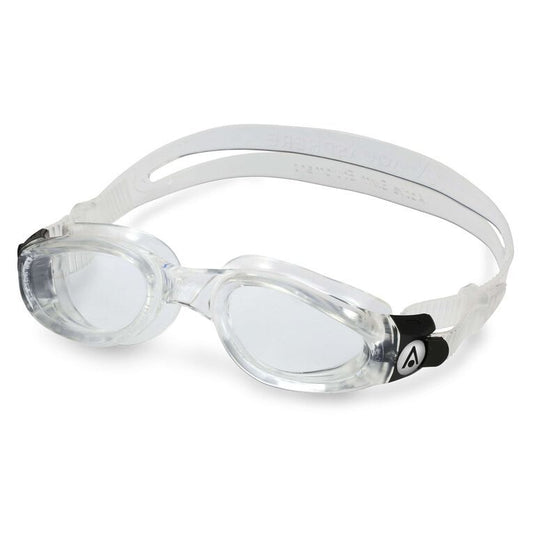 Aqua Sphere Adult Kaiman Transparent Clear Lens Goggle