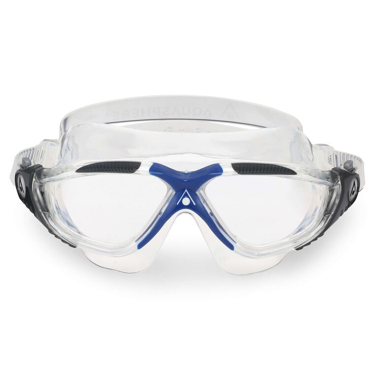 Aqua Sphere Vista Transparent/Dark Grey Clear Lens Swim Mask