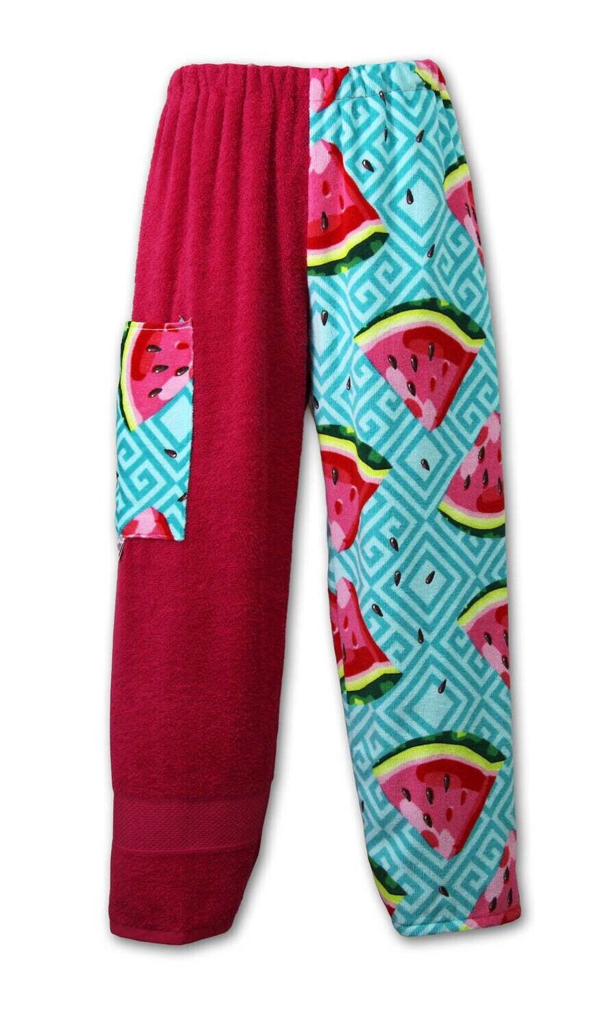 XLarge Raspberry Watermelon Sugar Towel Pants